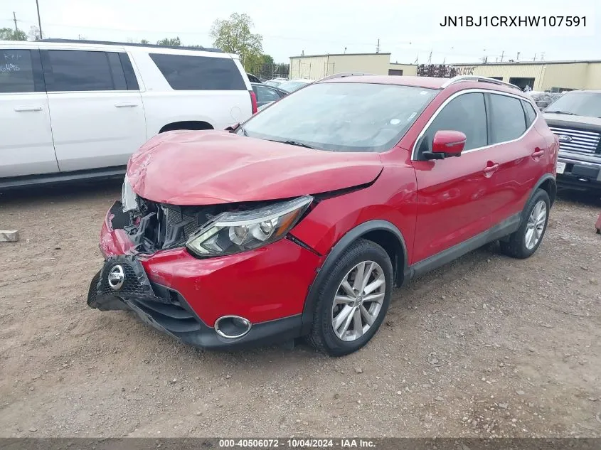 2017 Nissan Rogue Sport Sv VIN: JN1BJ1CRXHW107591 Lot: 40506072