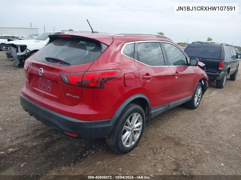 2017 Nissan Rogue Sport Sv VIN: JN1BJ1CRXHW107591 Lot: 40506072