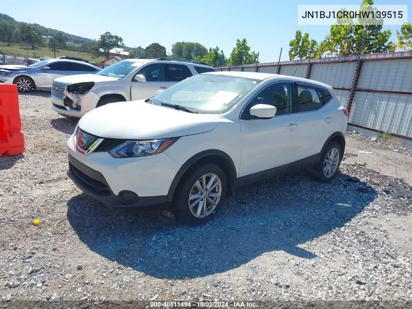 2017 Nissan Rogue Sport S VIN: JN1BJ1CR0HW139515 Lot: 40511494