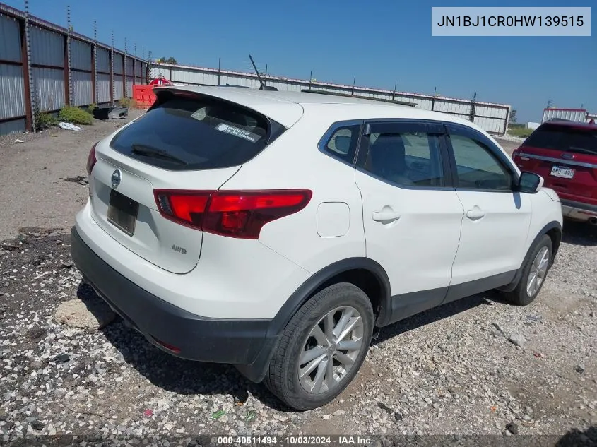 2017 Nissan Rogue Sport S VIN: JN1BJ1CR0HW139515 Lot: 40511494