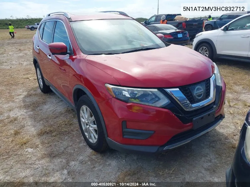 5N1AT2MV3HC832712 2017 Nissan Rogue Sv