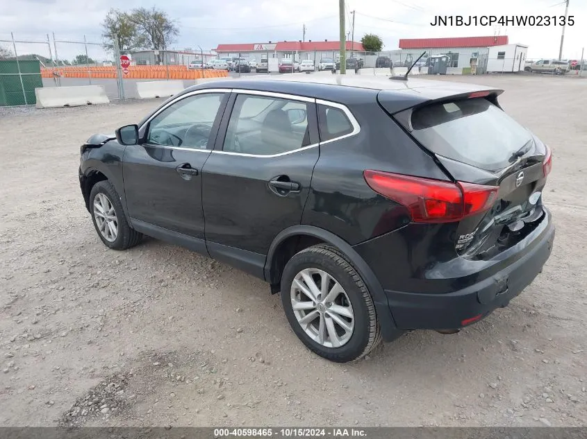 JN1BJ1CP4HW023135 2017 Nissan Rogue Sport S