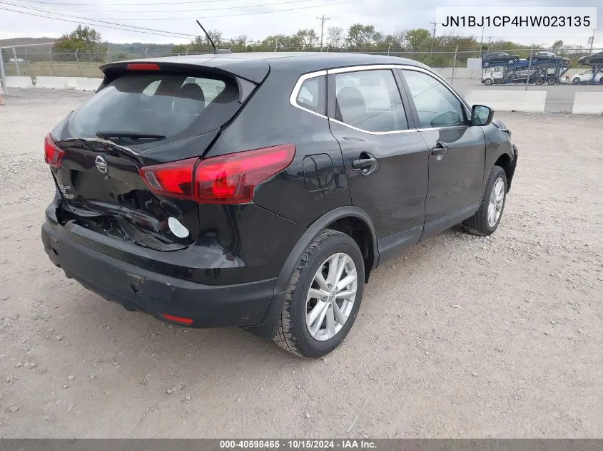 JN1BJ1CP4HW023135 2017 Nissan Rogue Sport S