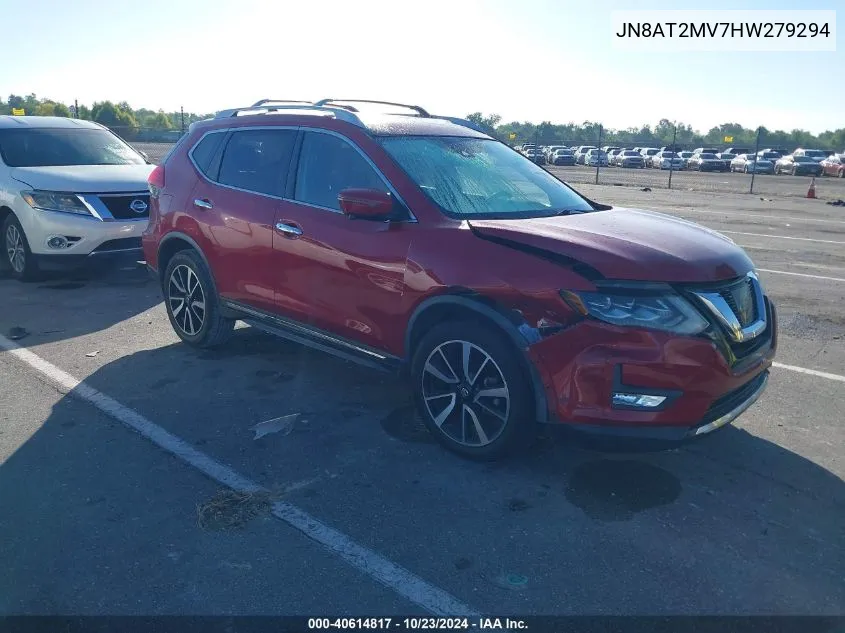 JN8AT2MV7HW279294 2017 Nissan Rogue Sl