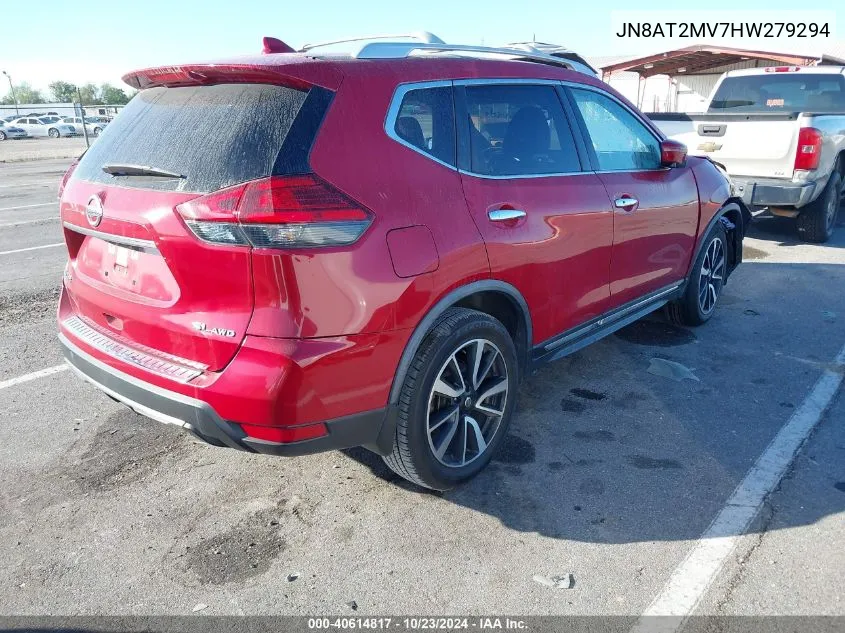 JN8AT2MV7HW279294 2017 Nissan Rogue Sl