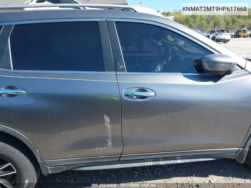 KNMAT2MT9HP617668 2017 Nissan Rogue Sv