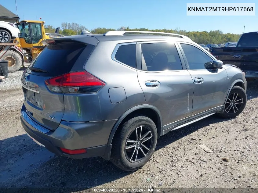 KNMAT2MT9HP617668 2017 Nissan Rogue Sv