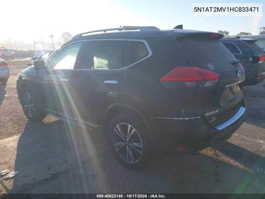 5N1AT2MV1HC833471 2017 Nissan Rogue Sl