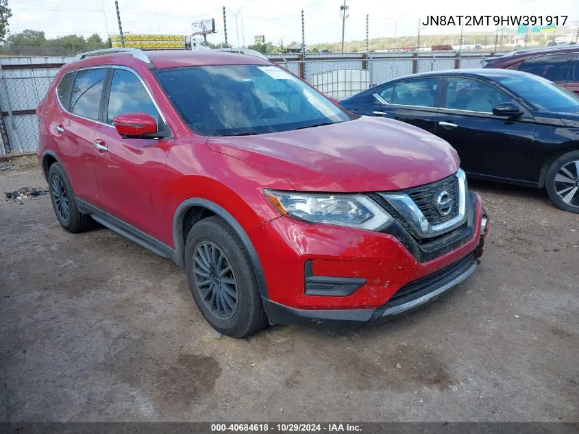 JN8AT2MT9HW391917 2017 Nissan Rogue Sv