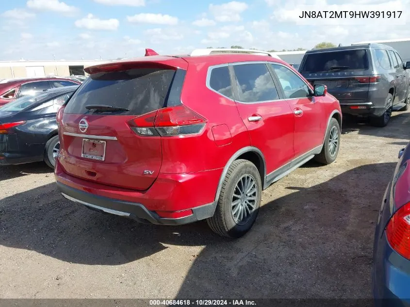 JN8AT2MT9HW391917 2017 Nissan Rogue Sv