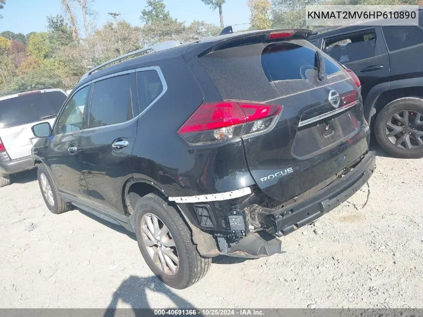 KNMAT2MV6HP610890 2017 Nissan Rogue Sv