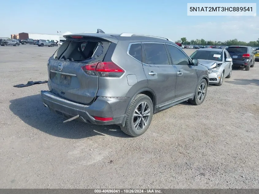 2017 Nissan Rogue Sl VIN: 5N1AT2MT3HC889541 Lot: 40696041