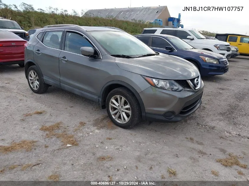 2017 Nissan Rogue Sport Sv VIN: JN1BJ1CR7HW107757 Lot: 40696127