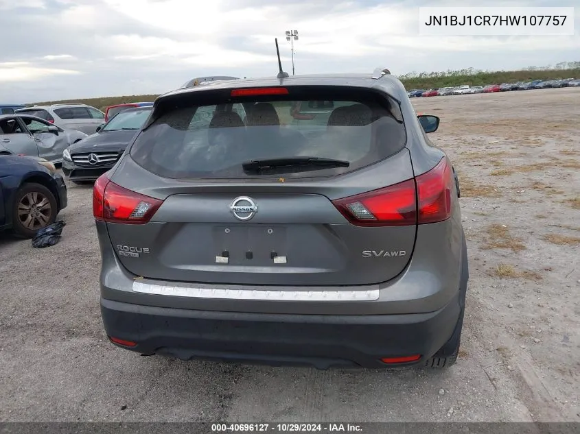 2017 Nissan Rogue Sport Sv VIN: JN1BJ1CR7HW107757 Lot: 40696127