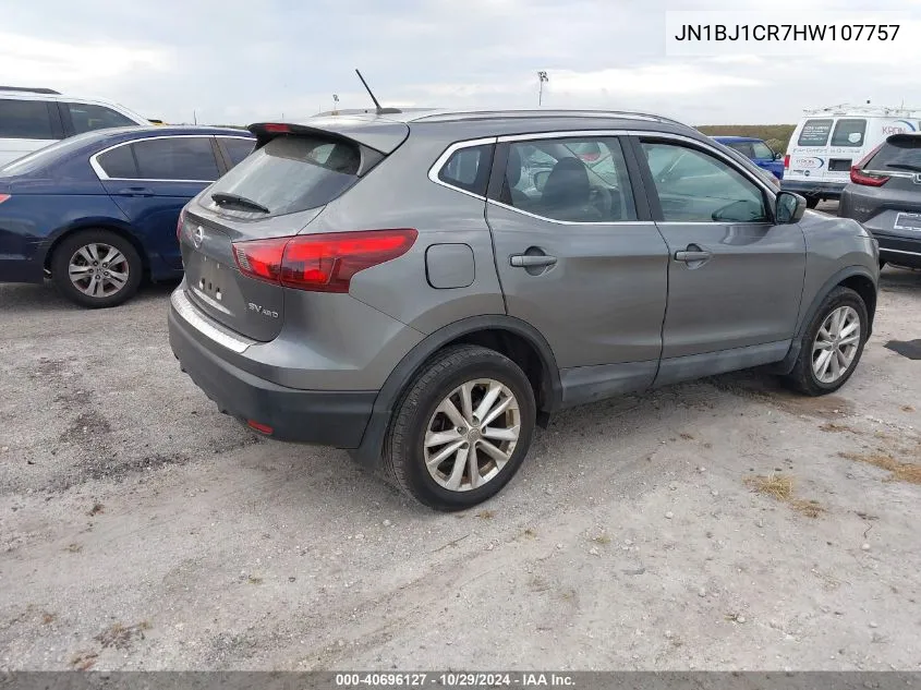 2017 Nissan Rogue Sport Sv VIN: JN1BJ1CR7HW107757 Lot: 40696127