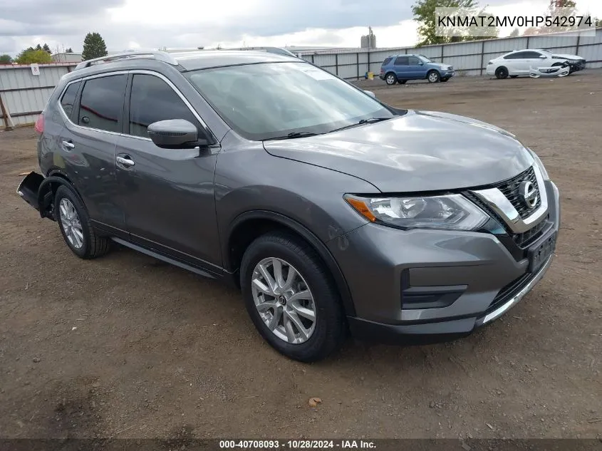 KNMAT2MV0HP542974 2017 Nissan Rogue Sv