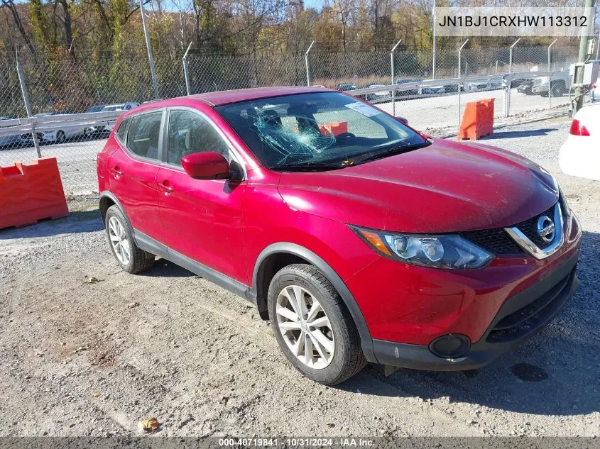 2017 Nissan Rogue Sport S VIN: JN1BJ1CRXHW113312 Lot: 40719841