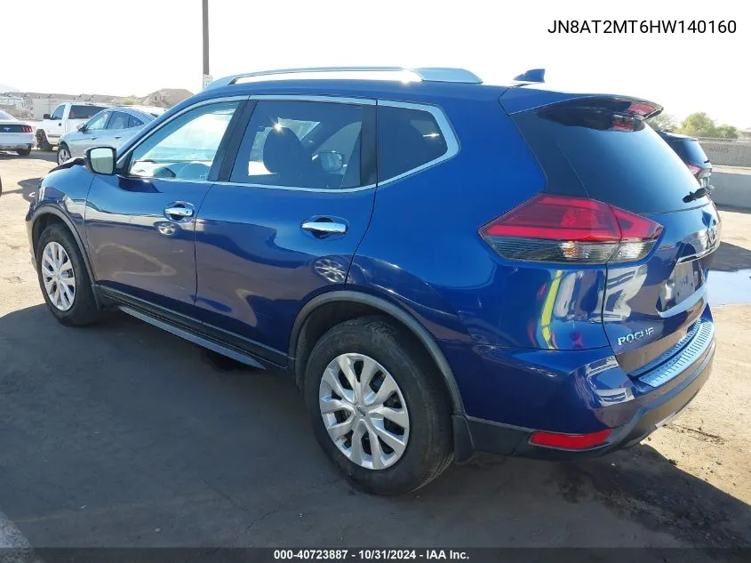 JN8AT2MT6HW140160 2017 Nissan Rogue S