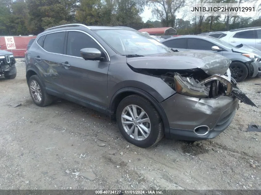 2017 Nissan Rogue Sport Sv VIN: JN1BJ1CP2HW012991 Lot: 40734127