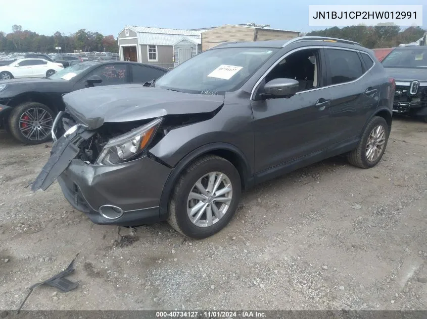 2017 Nissan Rogue Sport Sv VIN: JN1BJ1CP2HW012991 Lot: 40734127