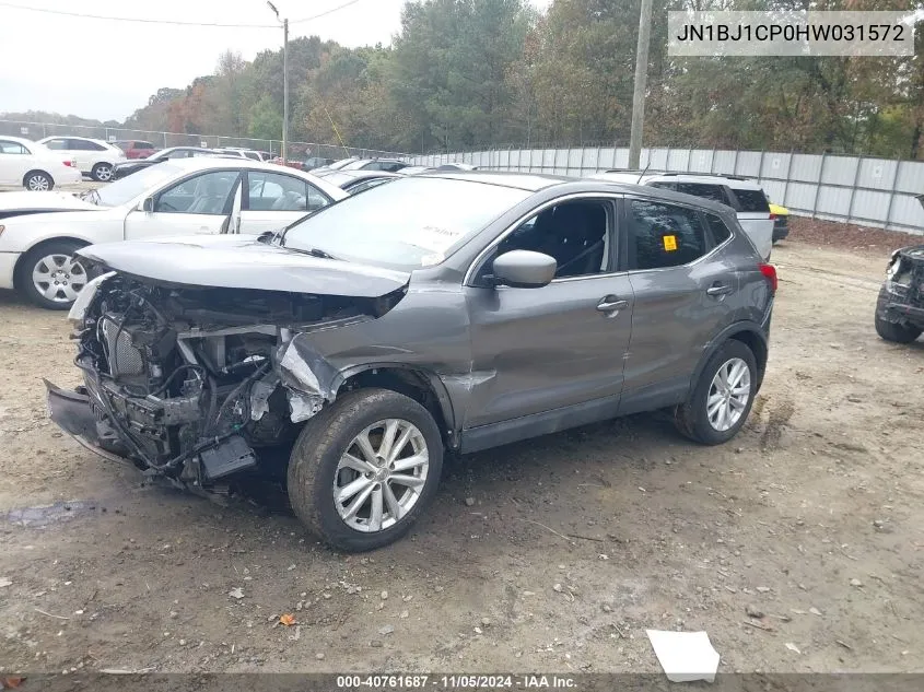 2017 Nissan Rogue Sport S VIN: JN1BJ1CP0HW031572 Lot: 40761687