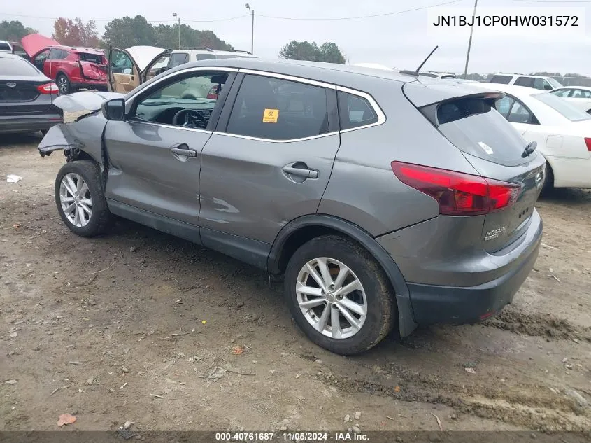 2017 Nissan Rogue Sport S VIN: JN1BJ1CP0HW031572 Lot: 40761687