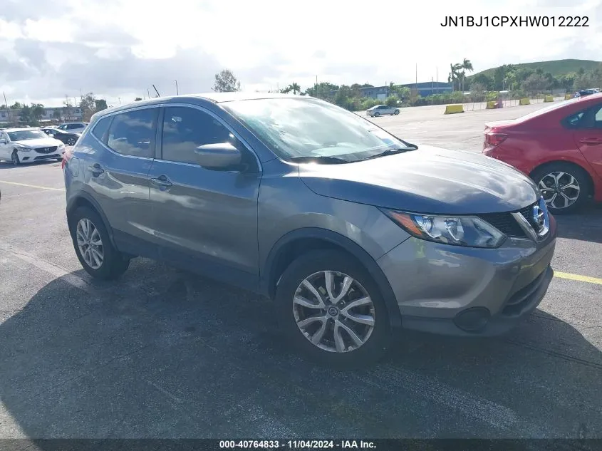 2017 Nissan Rogue Sport S VIN: JN1BJ1CPXHW012222 Lot: 40764833