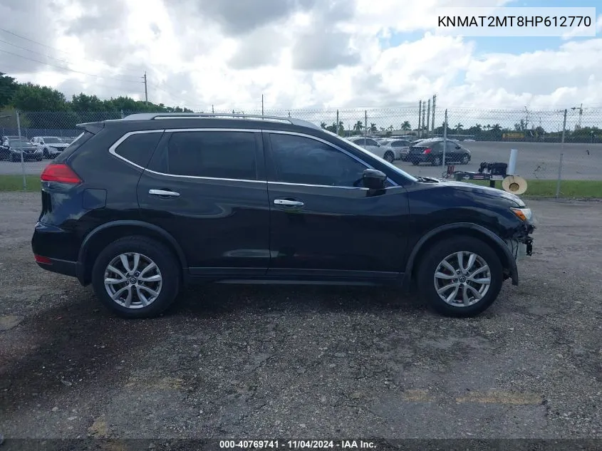 2017 Nissan Rogue Sv VIN: KNMAT2MT8HP612770 Lot: 40769741