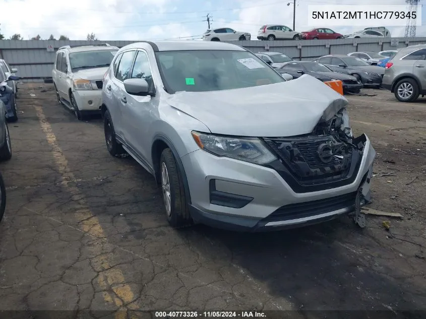 2017 Nissan Rogue S VIN: 5N1AT2MT1HC779345 Lot: 40773326