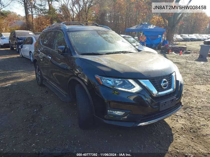 2017 Nissan Rogue Sl VIN: JN8AT2MV5HW008458 Lot: 40777392