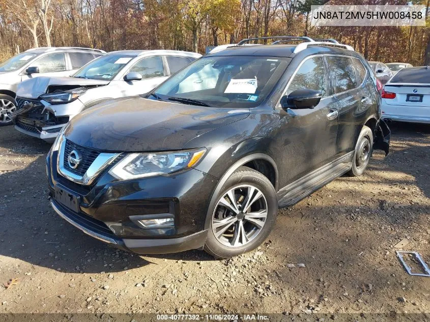 2017 Nissan Rogue Sl VIN: JN8AT2MV5HW008458 Lot: 40777392