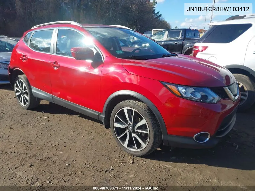 2017 Nissan Rogue Sport Sl VIN: JN1BJ1CR8HW103412 Lot: 40789371