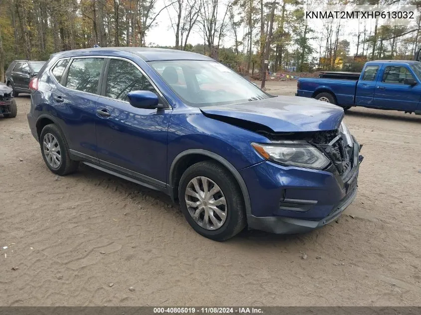 2017 Nissan Rogue S VIN: KNMAT2MTXHP613032 Lot: 40805019