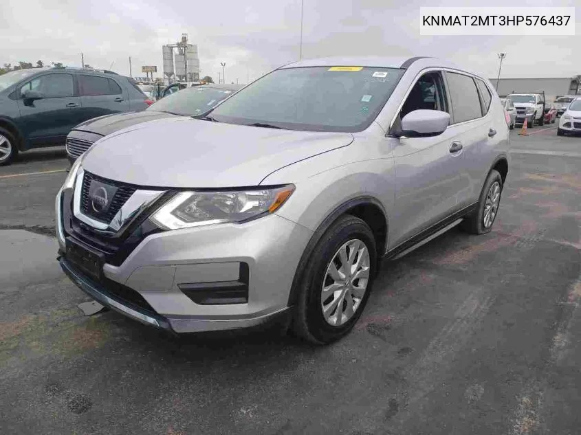 2017 Nissan Rogue S VIN: KNMAT2MT3HP576437 Lot: 40826324