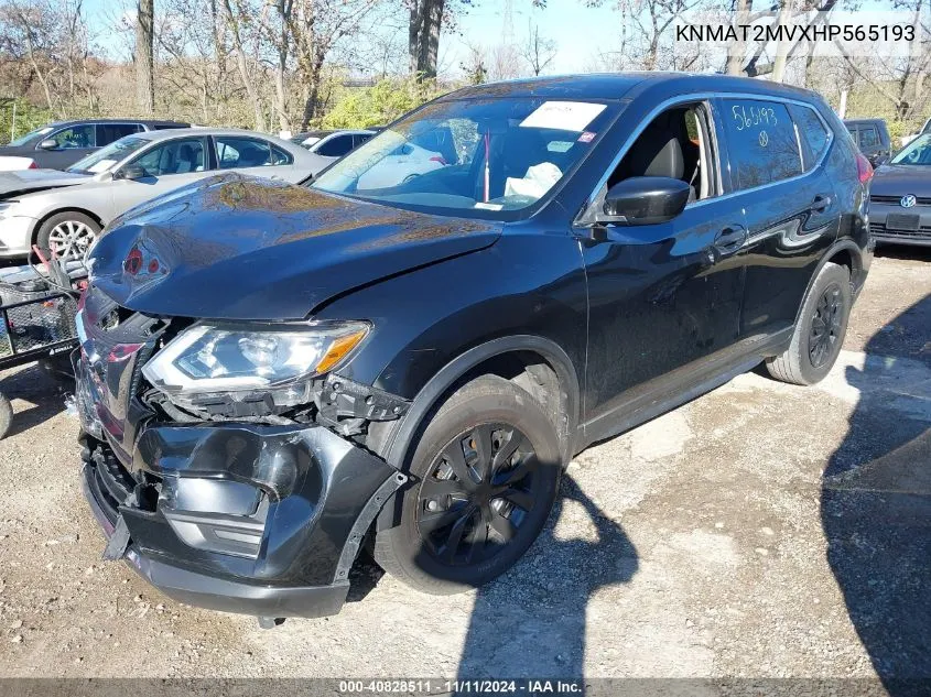 2017 Nissan Rogue S VIN: KNMAT2MVXHP565193 Lot: 40828511