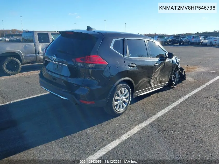 2017 Nissan Rogue S VIN: KNMAT2MV8HP546738 Lot: 40843055