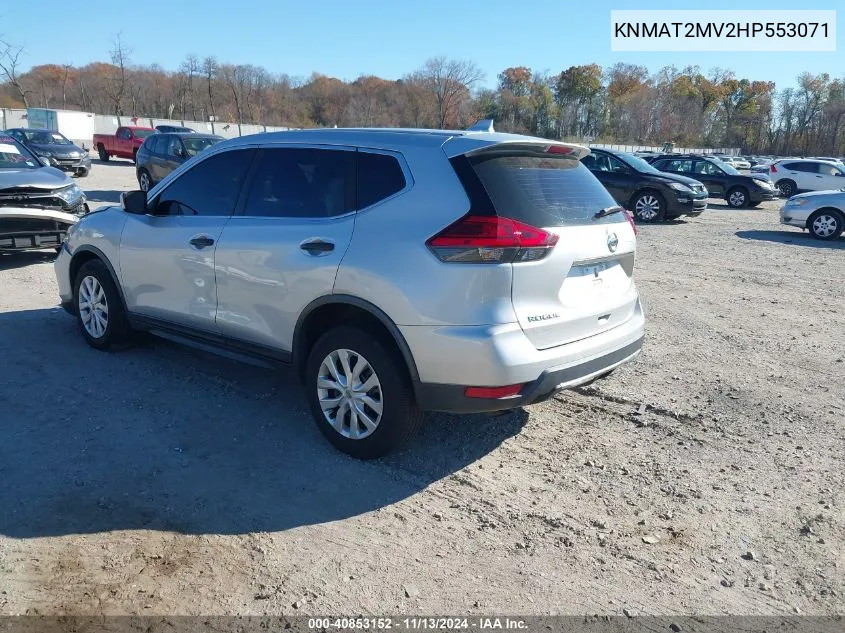 KNMAT2MV2HP553071 2017 Nissan Rogue S