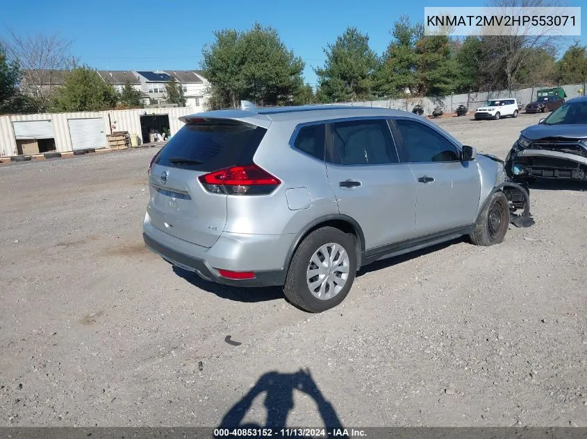 KNMAT2MV2HP553071 2017 Nissan Rogue S