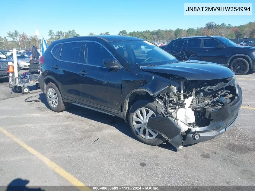 2017 Nissan Rogue S VIN: JN8AT2MV9HW254994 Lot: 40853689