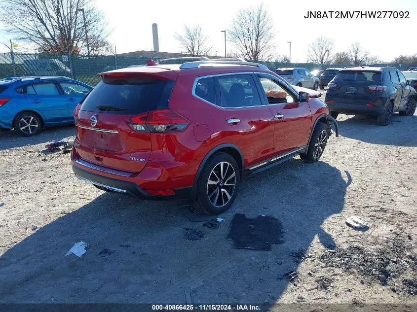 JN8AT2MV7HW277092 2017 Nissan Rogue Sl