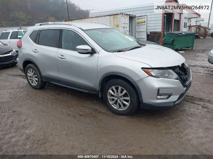 JN8AT2MV5HW264972 2017 Nissan Rogue Sv