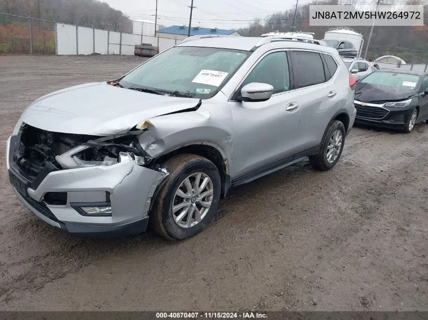 JN8AT2MV5HW264972 2017 Nissan Rogue Sv