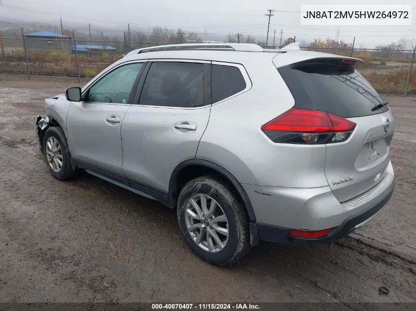 JN8AT2MV5HW264972 2017 Nissan Rogue Sv