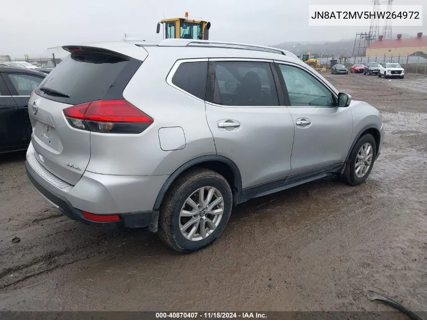 JN8AT2MV5HW264972 2017 Nissan Rogue Sv