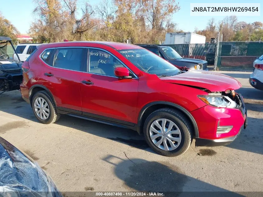 2017 Nissan Rogue S VIN: JN8AT2MV8HW269454 Lot: 40887498