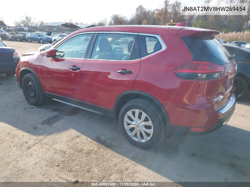 2017 Nissan Rogue S VIN: JN8AT2MV8HW269454 Lot: 40887498