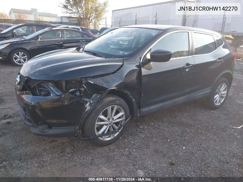 2017 Nissan Rogue Sport S VIN: JN1BJ1CR0HW142270 Lot: 40917739