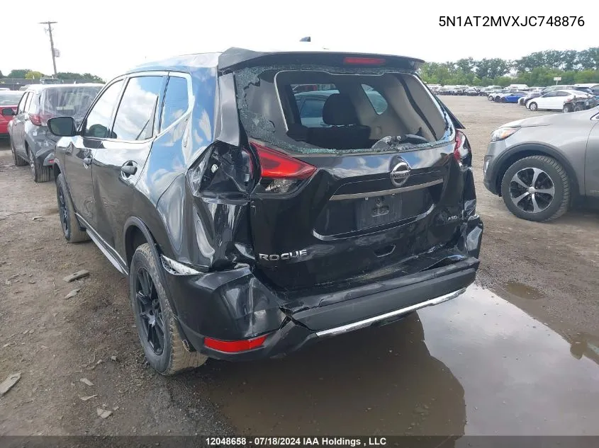 5N1AT2MVXJC748876 2018 Nissan Rogue Sv/Sl