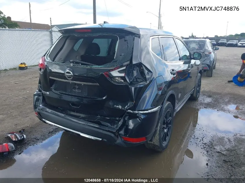 2018 Nissan Rogue Sv/Sl VIN: 5N1AT2MVXJC748876 Lot: 12048658