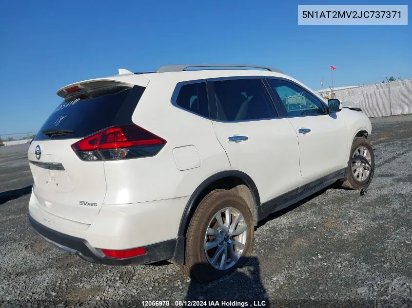 2018 Nissan Rogue VIN: 5N1AT2MV2JC737371 Lot: 12056978